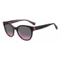 Óculos de sol de mulher KATE SPADE Nathalie GS807 - armação de acetato preta, lentes cinzentas degradê, 55/17/140 mm