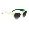 KATE SPADE Óculos de sol de mulher Paisleigh SVK6 retangulares - Armação preta, lentes cinzentas degradê 55/17/140 mm