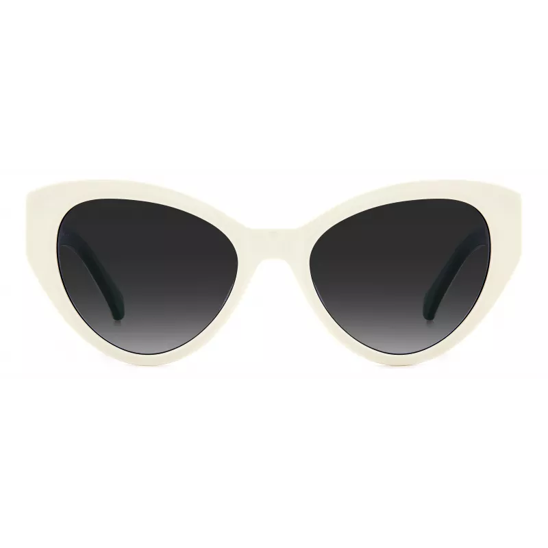 KATE SPADE Óculos de sol de mulher Paisleigh SVK6 retangulares - Armação preta, lentes cinzentas degradê 55/17/140 mm