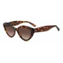 Óculos de sol de mulher KATE SPADE JUNIGS086F5HA - armação de acetato preta, lentes de policarbonato cinzentas, 55/17/140 mm
