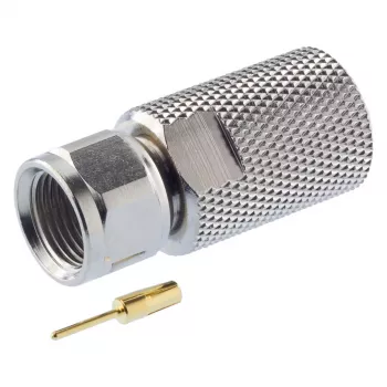 Kathrein EMK 17 conector F de rosca, prateado