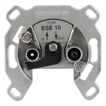 Tomada de antena Kathrein ESE 10 para TV/rádio, encastrar, 75 Ohm, ficha/conector fêmea IEC (274233)