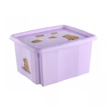 keeeper caixa com tampa 15L Karolina “Capybara” 38x29,5x20,5cm Soft Purple