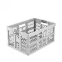 keeeper caixa dobrável ben 45 L Nordic Grey — carga até 50 kg, caixa de arrumação dobrável 54 x 37 x 28 cm