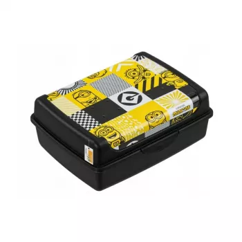keeeper recipiente de arrumação deco-click-box midi 1L Carla Minions Mosaik 17x13x7cm preto