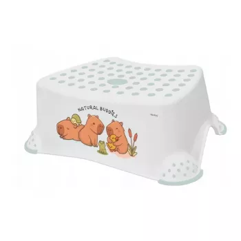 keeeper degrau infantil Tomek Cute Capybara, 40,5 x 28,5 x 14 cm, 80 kg, branco
