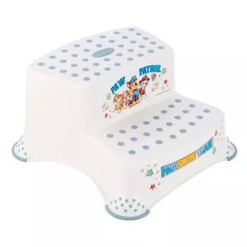 keeeper Banco degrau infantil Igor Paw Patrol, 40 x 37 x 21 cm, 120 kg, branco com estampa
