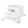 keeeper kids banco de dois degraus Igor Stitch, branco com impressão, carga máx. 120 kg, pés antiderrapantes