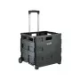 keeeper Carrinho de compras dobrável Olli 65L preto, capacidade de carga 35 kg