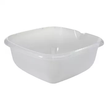 keeeper Tigela quadrada Björk 13L transparente, 38x38x15 cm, PP, apta para alimentos, lavável na máquina e congelável