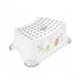 keeeper Banco degrau infantil Tomek Lion King, 40,5 x 28,5 x 14 cm, 80 kg, branco com estampa
