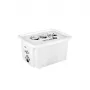 Caixa de armazenamento com tampa keeeper 15L Karolina „Minions Bello“ 38x29,5x20,5cm branco