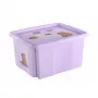 keeeper caixa de armazenamento com tampa 24L Karolina “Capybara” Soft Purple