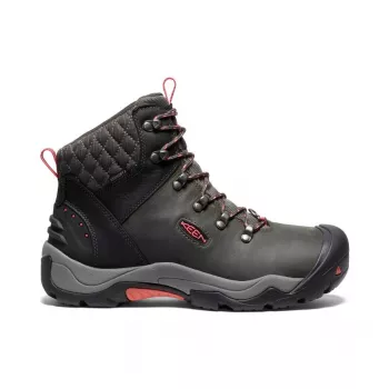 KEEN Revel III Bota de inverno impermeável de mulher, preto/rosa, 8.5