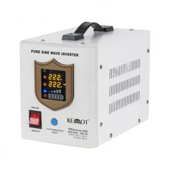 KEMOT PROsinus-500 Inversor de onda sinusoidal pura com função UPS 12V 230V 500VA/300W