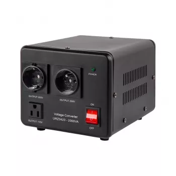 Transformador de tensão KEMOT 1600 W / 2000 VA Step-Up/Down 110V-230V