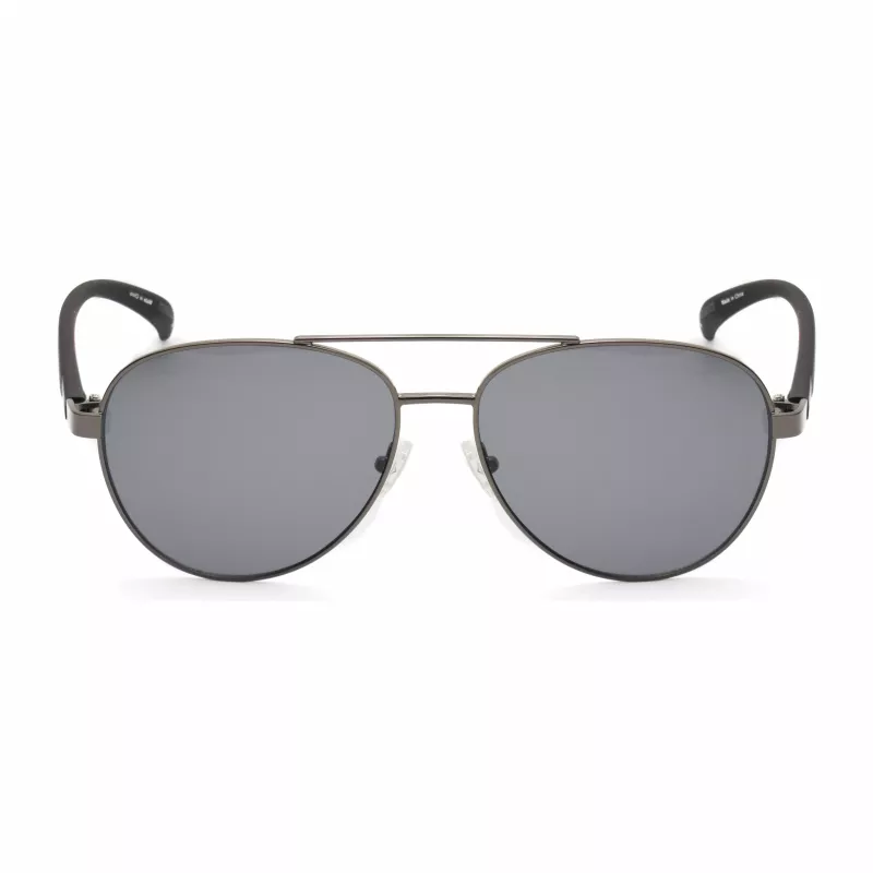 Óculos de sol de homem KENNETH COLE KC1318-5808A - armação metálica retangular clássica com proteção UV400 (58/15/140 mm)