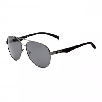 Óculos de sol de homem KENNETH COLE KC1318-5808A - armação metálica retangular clássica com proteção UV400 (58/15/140 mm)