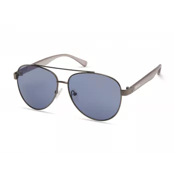 Óculos de sol de homem KENNETH COLE KC1394-5908V - Armação preta, lentes cinzentas, 59 mm