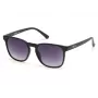 Óculos de sol KENNETH COLE KC1414-5402B homem retangulares - armação preta lentes cinzentas 55/18/145 mm UV400