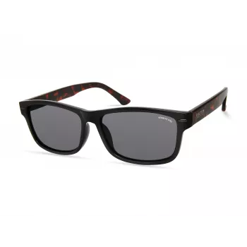 Kenneth Cole KC2985-5801A Óculos de sol retangulares de homem em acetato - preto/cinzento 58mm