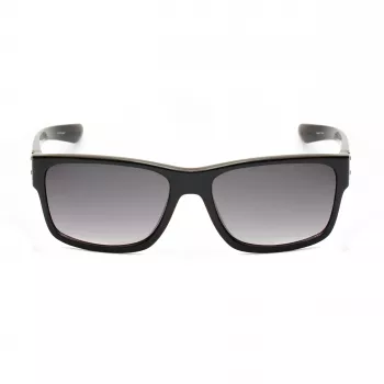 Óculos de sol KENNETH COLE MAN KC1246-5801B - Armação preta brilhante, lentes de policarbonato cinzentas, 58 mm