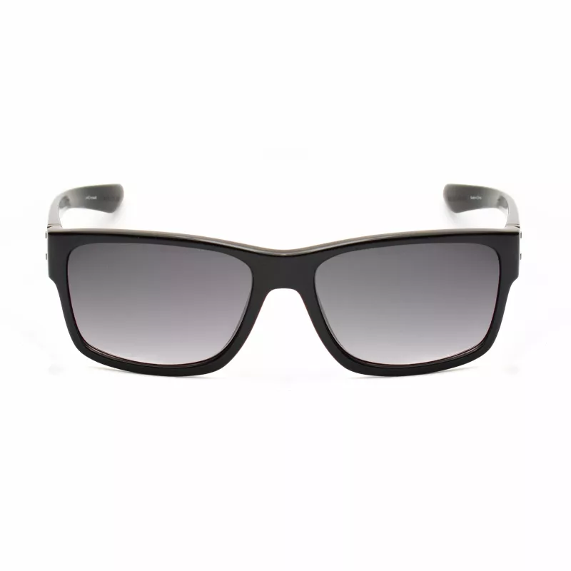 Óculos de sol KENNETH COLE MAN KC1246-5801B - Armação preta brilhante, lentes de policarbonato cinzentas, 58 mm