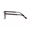 Óculos de sol retangulares KENNETH COLE MAN KC1329-5709B - armação preta brilhante, lentes cinzentas fumadas, 57 mm