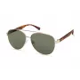 Óculos de sol KENNETH COLE MAN KC1394-5932N - armação retangular de acetato cinzenta com lentes de policarbonato cinzentas - largura da lente 59 mm - proteção UV400