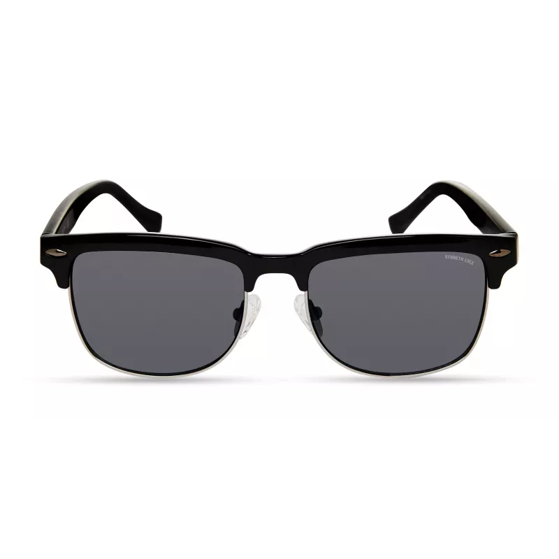 KENNETH COLE MAN KC2972-5301A Óculos de sol 53/18/145 mm armação quadrada preta lentes cinzentas
