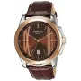 KENNETH COLE relógio automático esqueleto para homem IKC8096 - caixa de aço inoxidável de 44mm, bracelete de couro preta