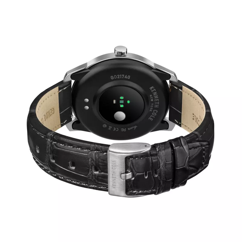 KENNETH COLE relógio esqueleto de homem automático KCWGD2174061 – 45 mm caixa de aço inoxidável, bracelete de pele castanha