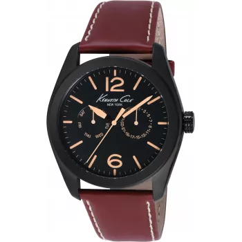 KENNETH COLE Relógio de homem IKC8063 Quartzo analógico 44mm Aço inoxidável malha