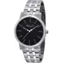 KENNETH COLE relógio de homem analógico de quartzo IKC9231 43mm mostrador preto bracelete de pele
