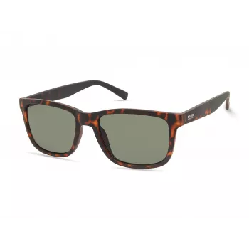 Óculos de sol retangulares de homem KENNETH COLE KC1376-5552N - Armação preta lentes cinzentas 55/18/145 mm UV400