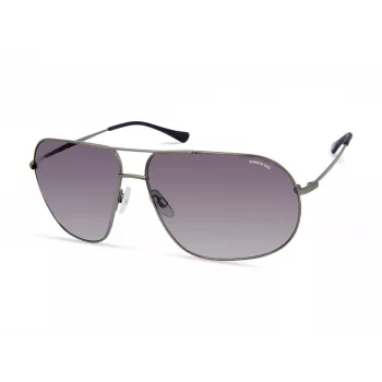 Óculos de sol retangulares de homem Kenneth Cole KC2984-6709B - Armação preta, lentes cinzentas fumadas
