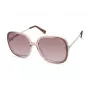 Óculos de sol de mulher Kenneth Cole KC2981-5678Z - Armação retangular em acetato com lentes cinzentas fumadas - 56/17/145 mm