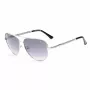 Óculos de sol de mulher KENNETH COLE RN00014-5911B armação retangular em acetato preto, lentes cinzentas degradê, 59/14/145 mm