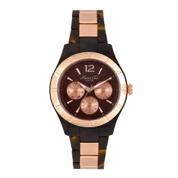 Relógio de mulher KENNETH COLE IKC0003 38 mm aço inoxidável mostrador prateado
