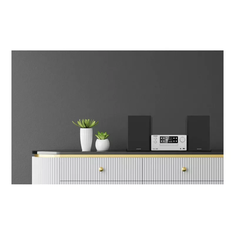 Kenwood M-925DAB-S microsistema de áudio doméstico 50 W prateado/preto