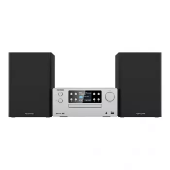 Micro sistema de áudio doméstico Kenwood M-925DAB-S 50 W prateado/preto