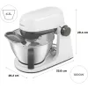 KENWOOD Multi-Tasker KHC30.000WH robot de cozinha (cinzento/branco, 1000 W, tigela de 4,3 L)