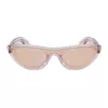 Óculos de sol de mulher KENZO KZ40007I-72Z cat eye ouro rosa brilhante castanho degradê