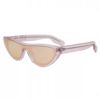Óculos de sol de mulher KENZO KZ40007I-72Z cat eye ouro rosa brilhante castanho degradê