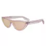 Óculos de sol de mulher KENZO KZ40007I-72Z cat eye ouro rosa brilhante castanho degradê