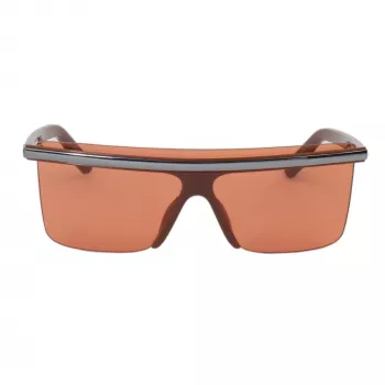 Óculos de sol KENZO KZ40003I-48F unissexo Havana castanho degradê quadrados acetato