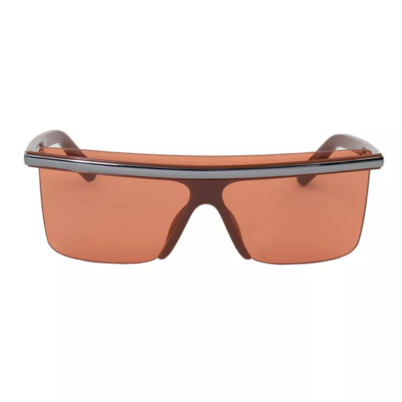 Óculos de sol KENZO KZ40003I-48F unissexo Havana castanho degradê quadrados acetato