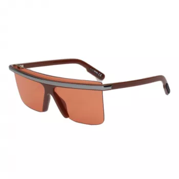 Óculos de sol KENZO KZ40003I-48F unissexo Havana castanho degradê quadrados acetato