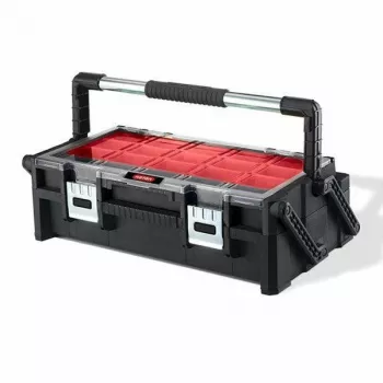 Mala de equipamento Keter 237004 Gear Box com concha rígida preta