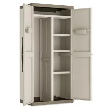 KETER EXCELLENCE XL IT Armário - Armário Alto, 4 Prateleiras, Cinzento/Preto, 630 L